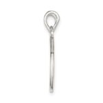 Sterling Silver Polished Mini I Love You Break Apart Heart Pendant - Image 2
