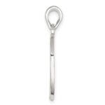 Sterling Silver Polished Te Amo Break Apart Heart Pendant - Image 2