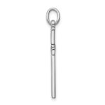 Sterling Silver Rhodium-plated Cross Pendant - Image 2