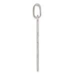 Sterling Silver Polished Cross Pendant - Image 2