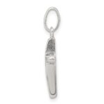 Sterling Silver Polished Cross Charm - Image 2