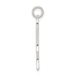 Sterling Silver Polished Angel Wing Charm - Image 2
