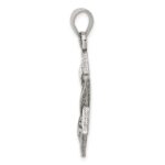 Sterling Silver Antiqued Star of David Pendant - Image 2