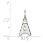 Sterling Silver Letter A Initial Charm - Image 3