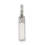 Sterling Silver Letter I Initial Charm - Image 3