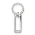 Sterling Silver Letter M Initial Charm - Image 2