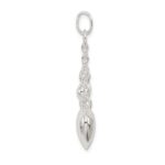 Sterling Silver Polished Puffed Heart Pendant - Image 2