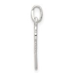 Sterling Silver Polished Feet Pendant - Image 2