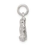 Sterling Silver Polished Rocking Horse Pendant - Image 2