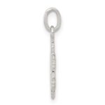 Sterling Silver Polished Snowflake Charm - Image 2