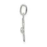 Sterling Silver Polished Snowflake Charm - Image 2