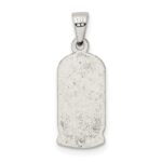 Sterling Silver Antiqued Mini Good Luck Icons Pendant - Image 4