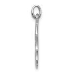 Sterling Silver Rhodium-plated Polished Celtic Symbol Pendant - Image 2