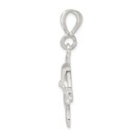 Sterling Silver Polished Dolphin Pendant - Image 2