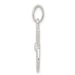 Sterling Silver Polished Cat Charm - Image 2