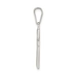 Sterling Silver Polished D/C Cross Pendant - Image 2