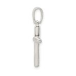 Sterling Silver Polished Cross Pendant - Image 2