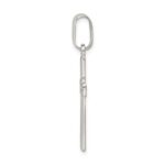 Sterling Silver Polished Cross Pendant - Image 2