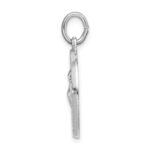 Sterling Silver Rhodium-plated Spanish St. Anthony Medal Pendant - Image 2