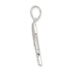 Sterling Silver Polished Wing Pendant - Image 2