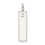 Sterling Silver Polished Enameled BELIEVE Pendant - Image 3