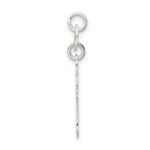 Sterling Silver Polished Cat Charm - Image 2