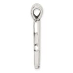 Sterling Silver Antiqued Hamsa Pendant - Image 2
