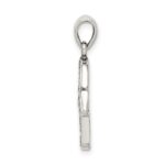 Sterling Silver Antiqued Hamsa Pendant - Image 2