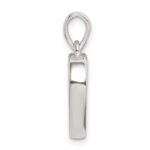 Sterling Silver Enamel LOVE YOU MOM Heart Pendant - Image 2