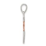 Sterling Silver & Rose Tone Enamel ALWAYS SISTER..FRIEND Pendant - Image 2