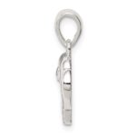 Sterling Silver Polished Dolphin Pendant - Image 2