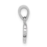 Sterling Silver RH-plated Multi-color Enamel Flamingo Children's Pendant - Image 2