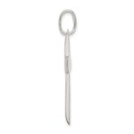 Sterling Silver Polished Cross Pendant - Image 2