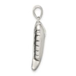 Sterling Silver Antiqued Angel Wings Pendant - Image 2