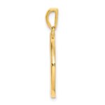 Sterling Silver Gold-plated & CZ Virgo Zodiac Pendant - Image 2