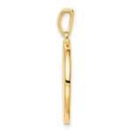 Sterling Silver Gold-plated & CZ Pisces Zodiac Pendant - Image 2