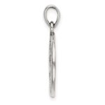Sterling Silver LOVE YOU TO THE MOON Antiqued Star and Moon Pendant - Image 2