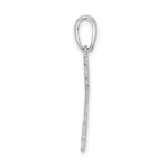 De-Ani Sterling Silver Rhodium-Plated Polished South Beach Palm Tree Pendant - Image 2