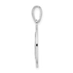 De-Ani Sterling Silver Rhodium-Plated Long Beach Island New Jersey with Sailboat Pendant - Image 2