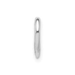Sterling Silver Rhodium Diamond Floating Heart Pendant - Image 2