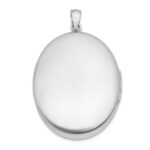 Sterling Silver Rhodium-plated God Has.. Diamond Ash Holder Oval Locket - Image 3