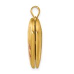 1/20 14K Gold Filled Grandma 23mm Enameled Family Heart Locket - Image 2