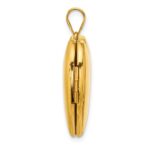 1/20 Gold Filled Polished and Satin 24mm Heart Locket - Image 2
