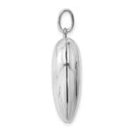 Sterling Silver I Love You Rose Heart Locket - Image 2