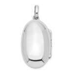 Sterling Silver Antiqued Filigree 23mm Locket Pendant - Image 3