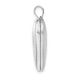 Sterling Silver Rhodium-plated Tree Ash Holder Heart Locket - Image 2