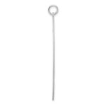 Sterling Silver Rhod-plated Eng. Rnd Polish Front/Satin Back Disc Charm - Image 2