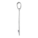 SS/Rhodium-plated 1 Birthstone Circle with SS Bezel Family Pendant - Image 3