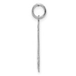 Sterling/Silver Rhodium-plated Polished Number 24 Charm - Image 2