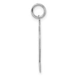 Sterling/Silver Rhodium-plated Polished Number 42 Charm - Image 2